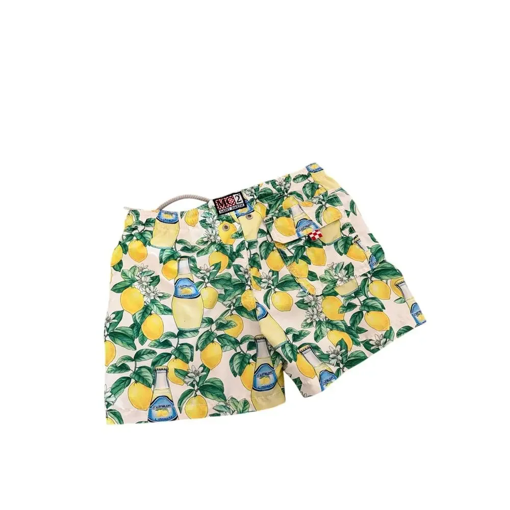 MC2 boys Saint Barth citrus limonata swim trunks sz 8